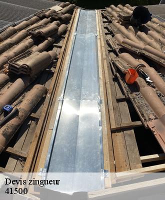 Devis zingueur  41500