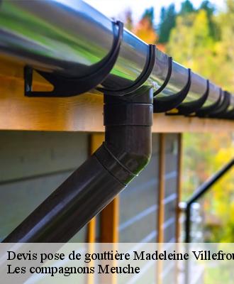 Devis pose de gouttière  41370