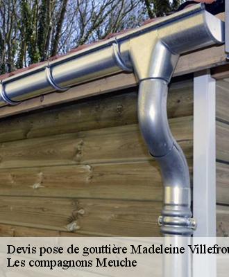 Devis pose de gouttière  41370