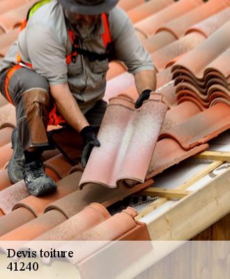 Devis toiture  41240